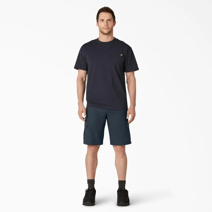 FLEX Cooling Active Waist Regular Fit Cargo Shorts 11034 Dark Navy Dark Navy dn Men Dickies Cargo FLEX Cooling Active Waist Regular Fit Cargo Shorts 11034 Dark Navy Dark Navy dn Men Dickies Cargo