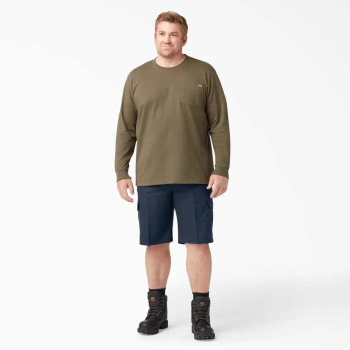 FLEX Cooling Active Waist Regular Fit Cargo Shorts 11034 Dark Navy Dark Navy dn Men Dickies Cargo FLEX Cooling Active Waist Regular Fit Cargo Shorts 11034 Dark Navy Dark Navy dn Men Dickies Cargo