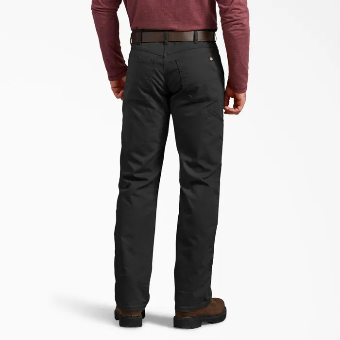 FLEX Regular Fit Duck Double Knee Pants Stonewashed Black Stonewashed Black sbk Men Dickies Double Knee FLEX Regular Fit Duck Double Knee Pants Stonewashed Black Stonewashed Black sbk Men Dickies Double Knee