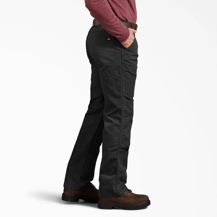 FLEX Regular Fit Duck Double Knee Pants Stonewashed Black Stonewashed Black sbk Men Dickies Double Knee FLEX Regular Fit Duck Double Knee Pants Stonewashed Black Stonewashed Black sbk Men Dickies Double Knee