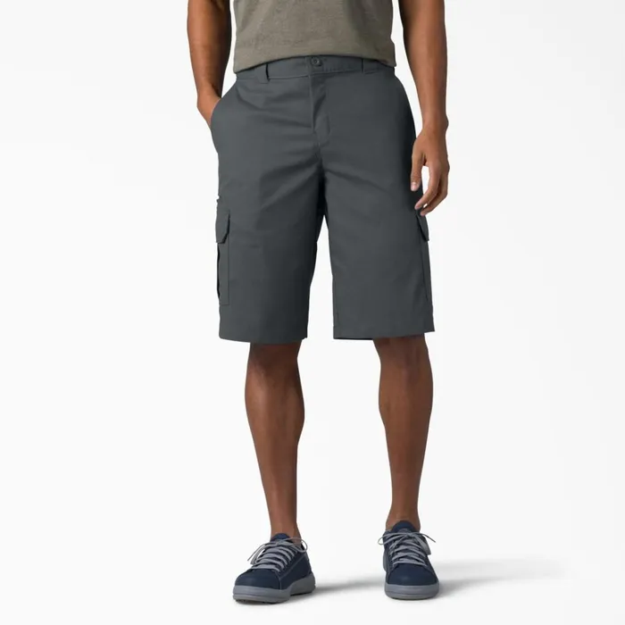 FLEX Relaxed Fit Cargo Shorts 13034 Charcoal Gray Charcoal Gray ch Men Dickies Cargo FLEX Relaxed Fit Cargo Shorts 13034 Charcoal Gray Charcoal Gray ch Men Dickies Cargo