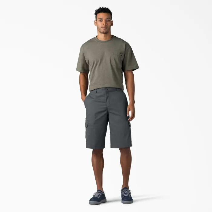 FLEX Relaxed Fit Cargo Shorts 13034 Charcoal Gray Charcoal Gray ch Men Dickies Cargo FLEX Relaxed Fit Cargo Shorts 13034 Charcoal Gray Charcoal Gray ch Men Dickies Cargo