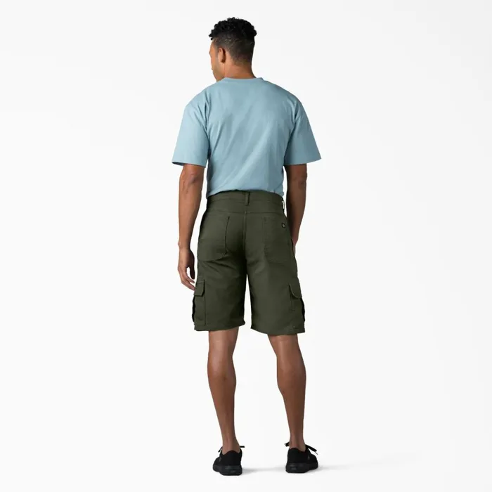 FLEX Relaxed Fit Duck Cargo Shorts 11034 Stonewashed Olive Green Stonewashed Olive Green sog Men Dickies Cargo FLEX Relaxed Fit Duck Cargo Shorts 11034 Stonewashed Olive Green Stonewashed Olive Green sog Men Dickies Cargo