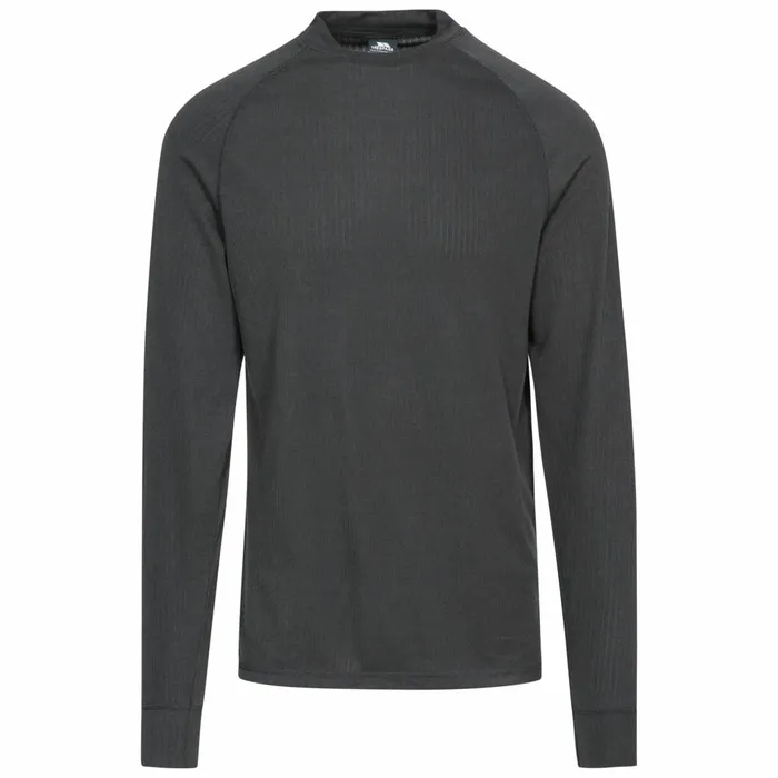FLEX360 Unisex Long Sleeve Thermal Top Blackx MenWomen Trespass Base Layers