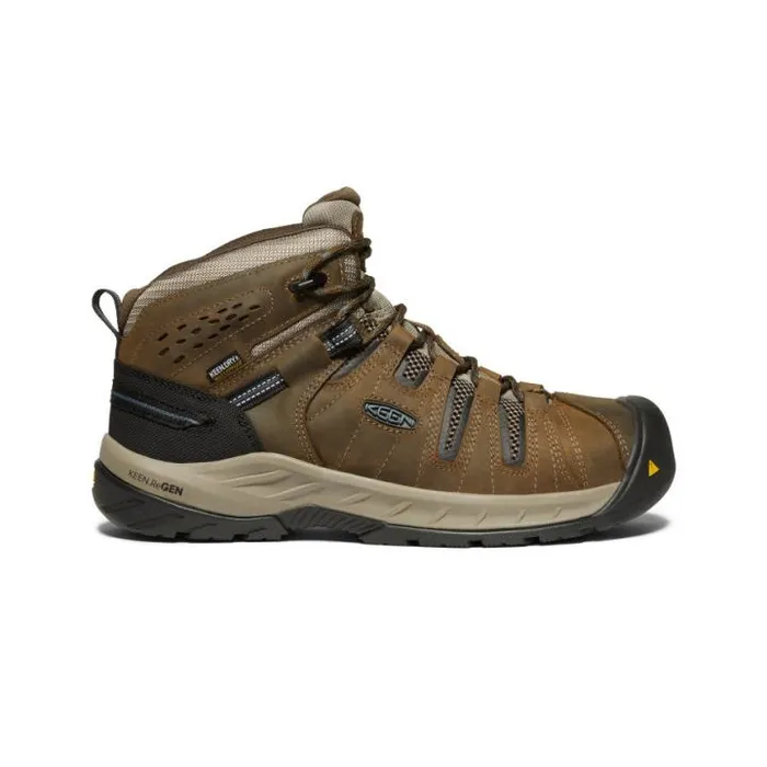 Flint II Waterproof Boot Steel Toe Cascade BrownOrion Blue Men KEEN Boots