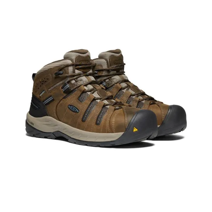 Flint II Waterproof Boot Steel Toe Cascade BrownOrion Blue Men KEEN Boots Flint II Waterproof Boot Steel Toe Cascade BrownOrion Blue Men KEEN Boots