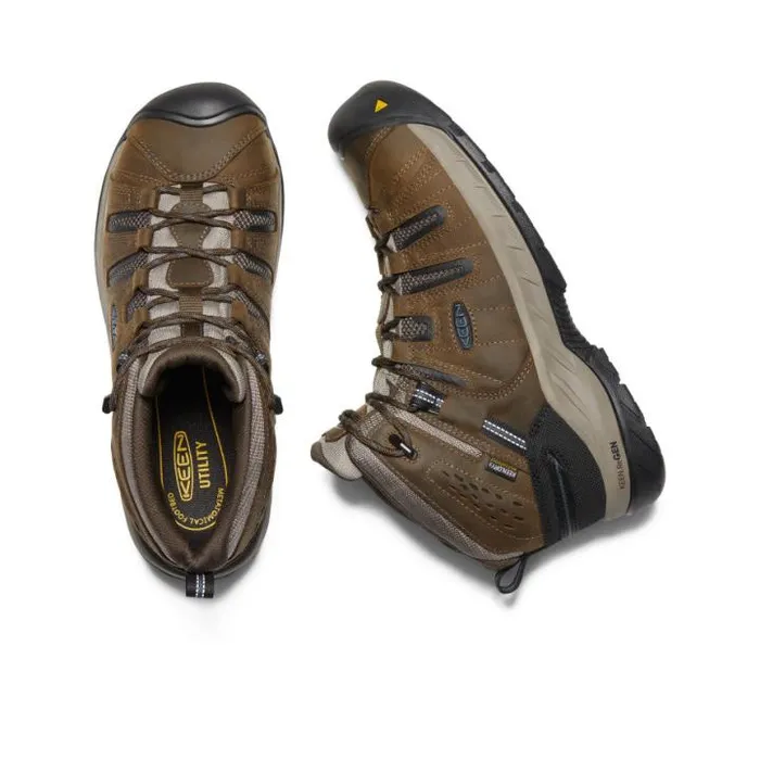 Flint II Waterproof Boot Steel Toe Cascade BrownOrion Blue Men KEEN Boots Flint II Waterproof Boot Steel Toe Cascade BrownOrion Blue Men KEEN Boots