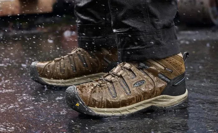 Flint II Waterproof Boot Steel Toe Cascade BrownOrion Blue Men KEEN Boots Flint II Waterproof Boot Steel Toe Cascade BrownOrion Blue Men KEEN Boots