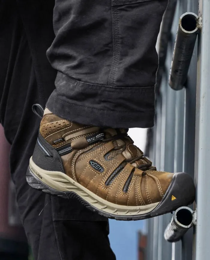 Flint II Waterproof Boot Steel Toe Cascade BrownOrion Blue Men KEEN Boots Flint II Waterproof Boot Steel Toe Cascade BrownOrion Blue Men KEEN Boots