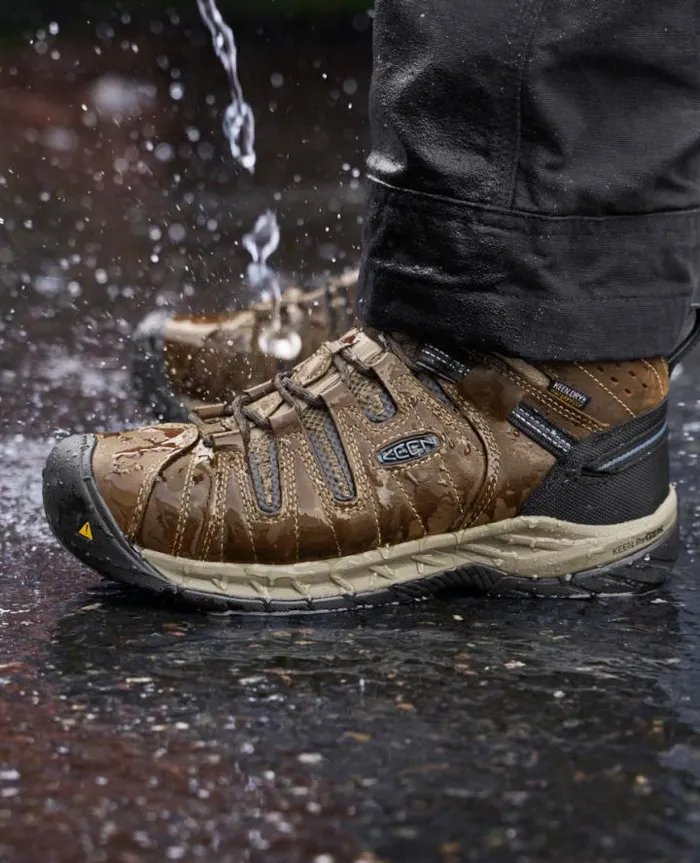 Flint II Waterproof Boot Steel Toe Cascade BrownOrion Blue Men KEEN Boots Flint II Waterproof Boot Steel Toe Cascade BrownOrion Blue Men KEEN Boots