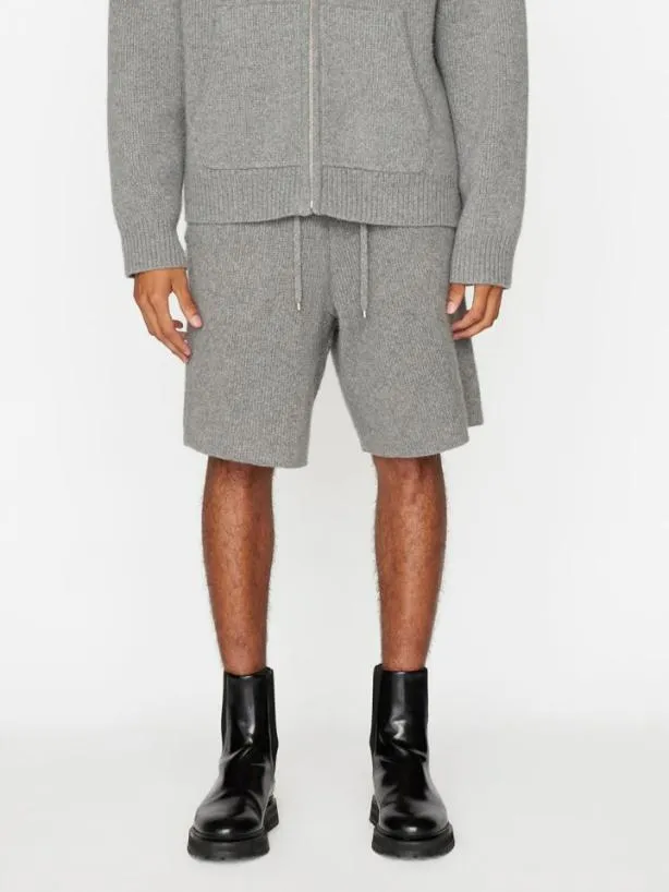 Frame Heavyweight Cashmere Short In Warm Grey Warm Gray Men Pants and Shorts Frame Heavyweight Cashmere Short In Warm Grey Warm Gray Men Pants and Shorts