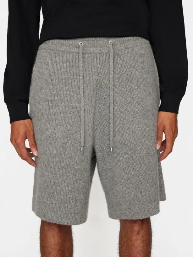 Frame Heavyweight Cashmere Short In Warm Grey Warm Gray Men Pants and Shorts Frame Heavyweight Cashmere Short In Warm Grey Warm Gray Men Pants and Shorts