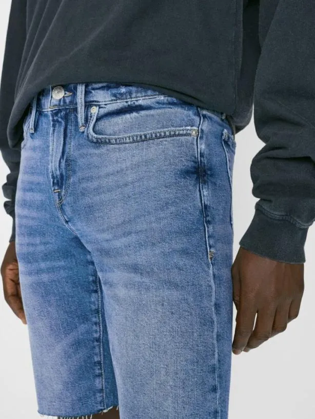 Frame L039Homme Cut Off Short In Shoredale Rips Shoredale Rips Men Pants and Shorts Frame L039Homme Cut Off Short In Shoredale Rips Shoredale Rips Men Pants and Shorts