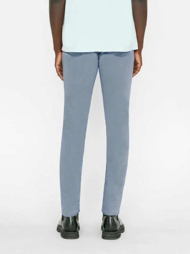 Frame L039Homme Slim Brushed Twill In Sky Blue Sky Blue Men Pants and Shorts Frame L039Homme Slim Brushed Twill In Sky Blue Sky Blue Men Pants and Shorts