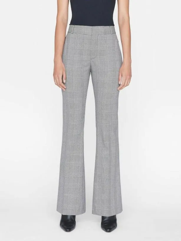 Frame Le High Flare Trouser In Noir Multi Noir Multi Women Pants