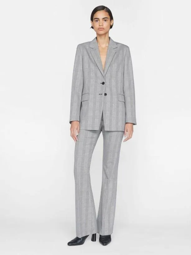 Frame Le High Flare Trouser In Noir Multi Noir Multi Women Pants