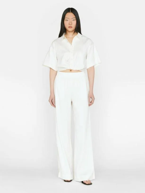 Frame Lounge Pant In Off White Off White Women Pants Frame Lounge Pant In Off White Off White Women Pants