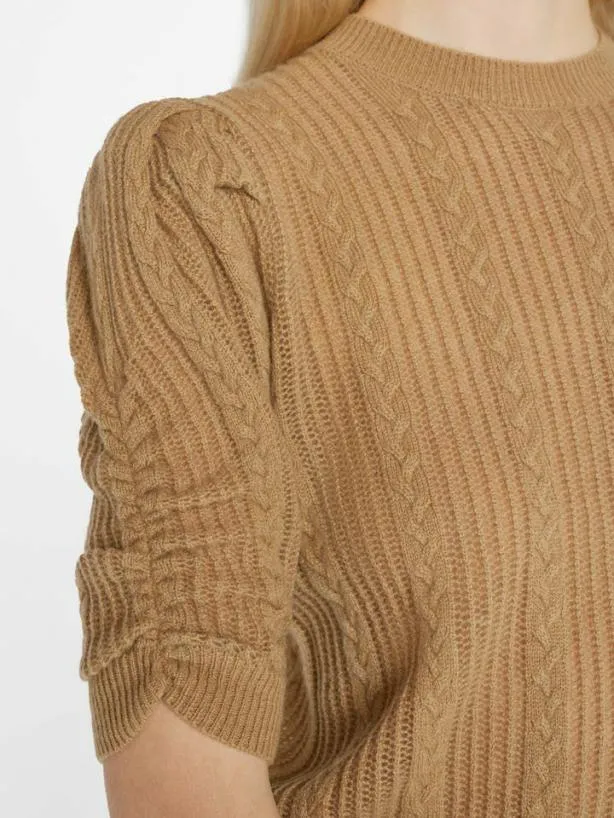 Frame Pointelle Cashmere Ruched Sweater In Light Camel Light Camel Women Sweaters Frame Pointelle Cashmere Ruched Sweater In Light Camel Light Camel Women Sweaters