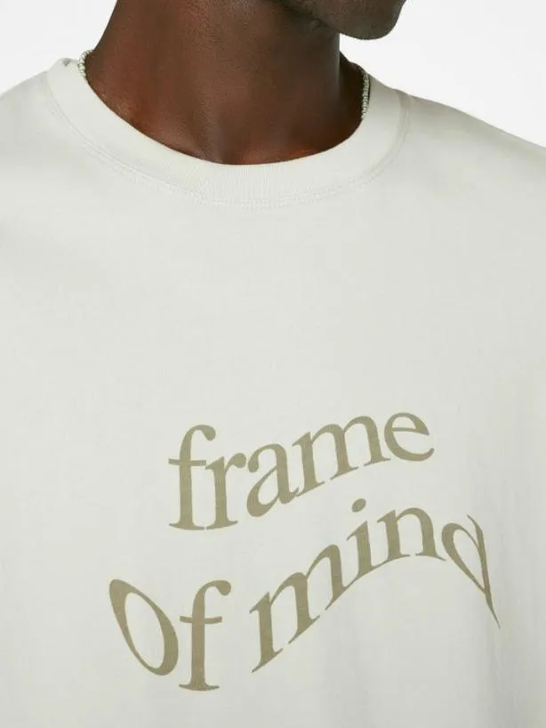 Frame Waved Graphic Tee In Ecru Ecru Men Tees Frame Waved Graphic Tee In Ecru Ecru Men Tees