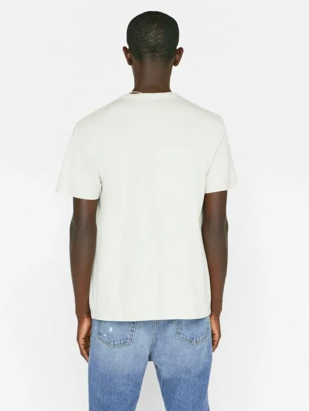 Frame Waved Graphic Tee In Ecru Ecru Men Tees Frame Waved Graphic Tee In Ecru Ecru Men Tees