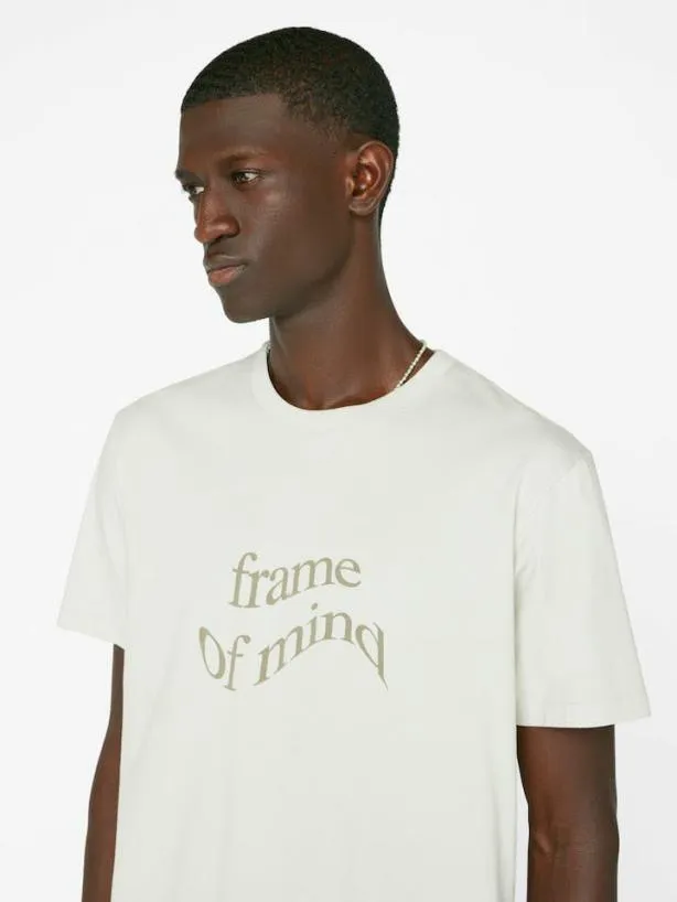 Frame Waved Graphic Tee In Ecru Ecru Men Tees Frame Waved Graphic Tee In Ecru Ecru Men Tees