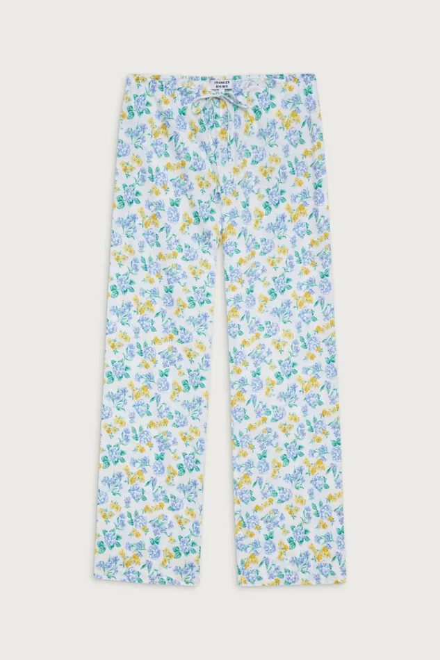 Frankies Bikinis Daisy Low Rise Pant Coastal Floral Women Bottoms