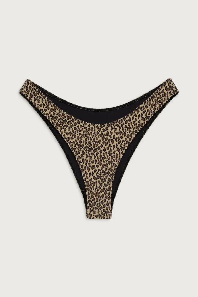 Frankies Bikinis Dove Classic Bikini Bottom Baby Leopard Women Bikinis
