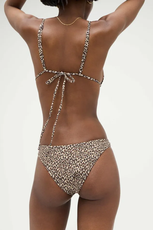 Frankies Bikinis Dove Classic Bikini Bottom Baby Leopard Women Bikinis