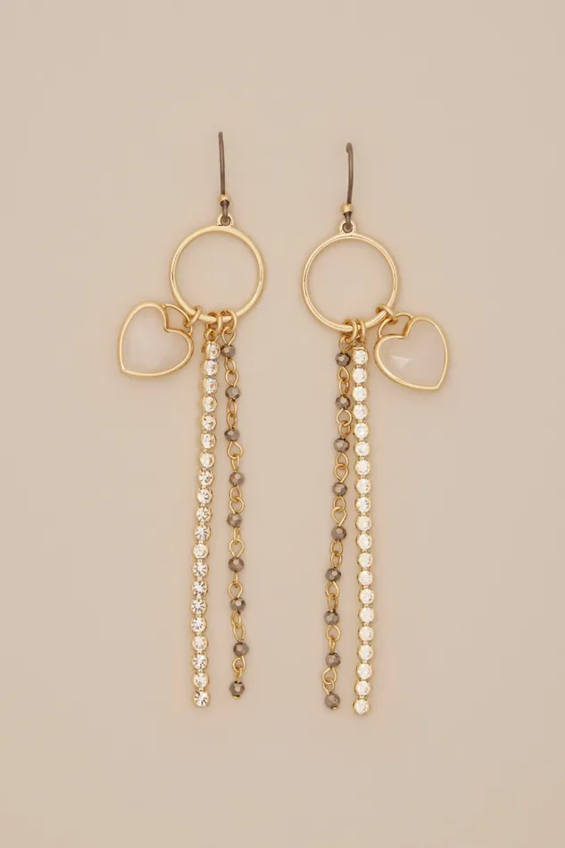 Fringe Drop Earrings Gold Women Lucky Brand Jewelry