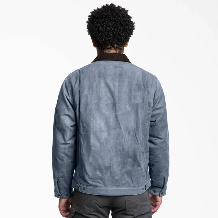 Fully Waxed Canvas Eisenhower Jacket Charcoal Gray Charcoal Gray ch Men Dickies Coats and Jackets