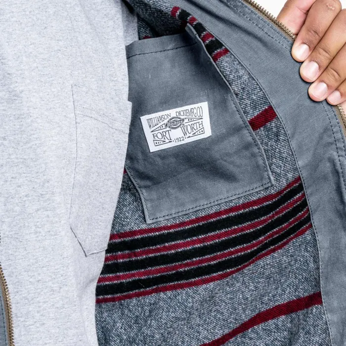 Fully Waxed Canvas Eisenhower Jacket Charcoal Gray Charcoal Gray ch Men Dickies Coats and Jackets