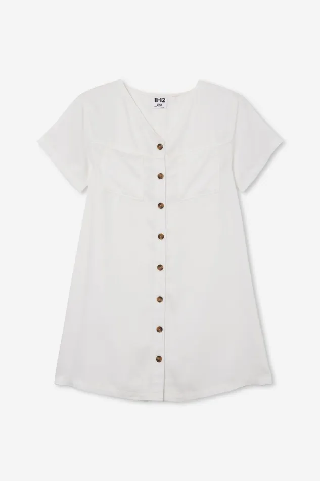 GirlsBoys Dresses Cotton On Nancy Short Sleeve Dress White