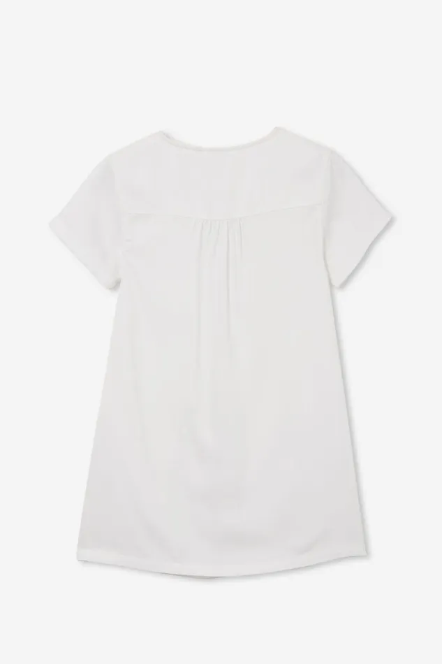 GirlsBoys Dresses Cotton On Nancy Short Sleeve Dress White