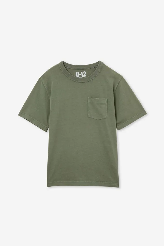 GirlsBoys Extended Sizes 1114 Cotton On The Eddy Essential Short Sleeve Tee Swag Green Wash GirlsBoys Extended Sizes 1114 Cotton On The Eddy Essential Short Sleeve Tee Swag Green Wash