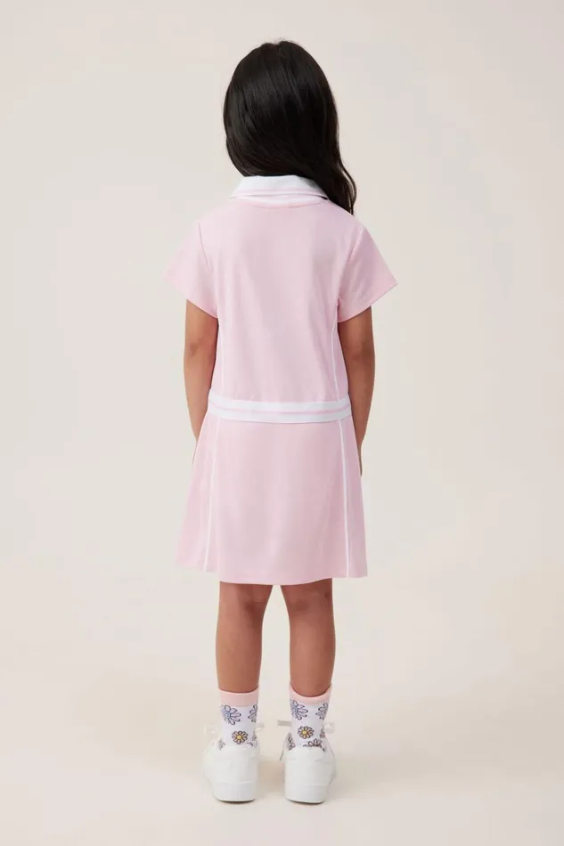 Girls Dresses Cotton On Matilda Tennis Dress Blush Pink