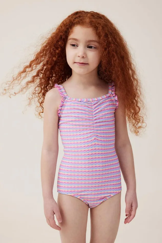 Girls Swimwear Cotton On Arabella One Piece Multi Stripe