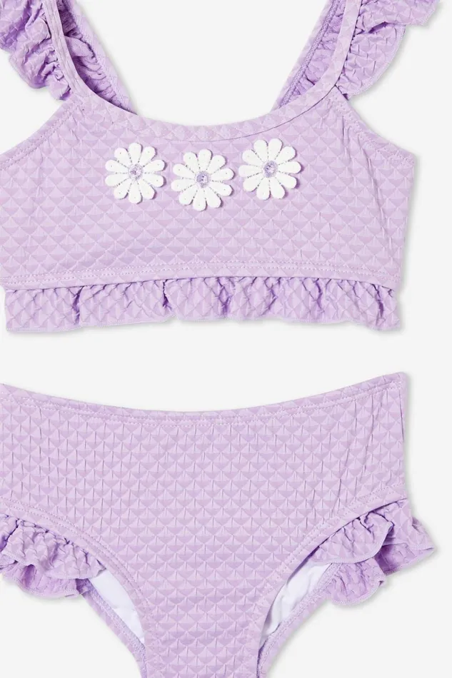 Girls Swimwear Cotton On Emily Bikini Lilac Drop Girls Swimwear Cotton On Emily Bikini Lilac Drop