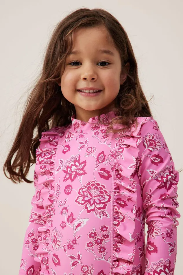 Girls Swimwear Cotton On Lydia One Piece Pink Gerberafrida Folk Floral Girls Swimwear Cotton On Lydia One Piece Pink Gerberafrida Folk Floral
