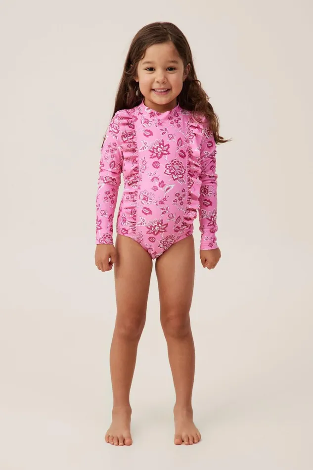 Girls Swimwear Cotton On Lydia One Piece Pink Gerberafrida Folk Floral Girls Swimwear Cotton On Lydia One Piece Pink Gerberafrida Folk Floral
