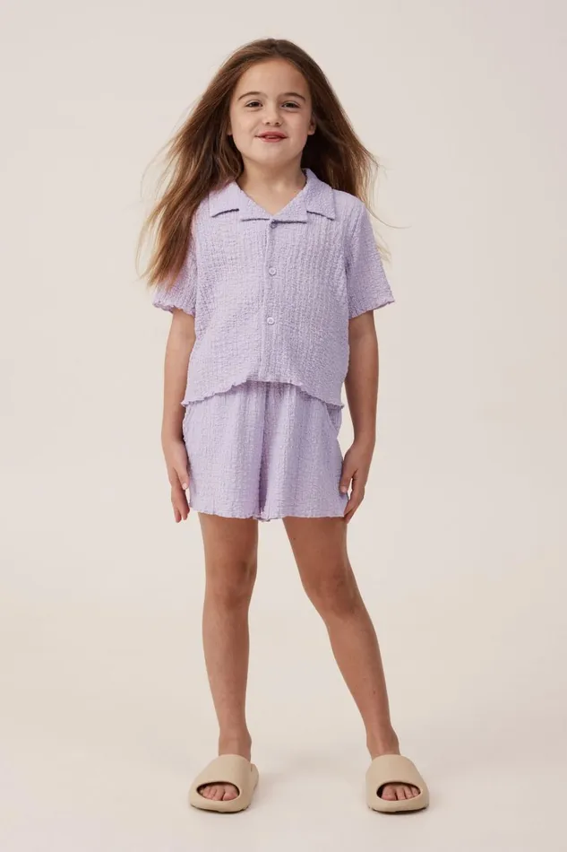 Girls Tops and TShirts Cotton On Amelie Short Sleeve Shirt Lilac Drop Girls Tops and TShirts Cotton On Amelie Short Sleeve Shirt Lilac Drop