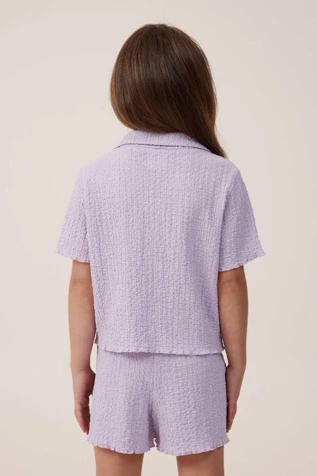 Girls Tops and TShirts Cotton On Amelie Short Sleeve Shirt Lilac Drop Girls Tops and TShirts Cotton On Amelie Short Sleeve Shirt Lilac Drop