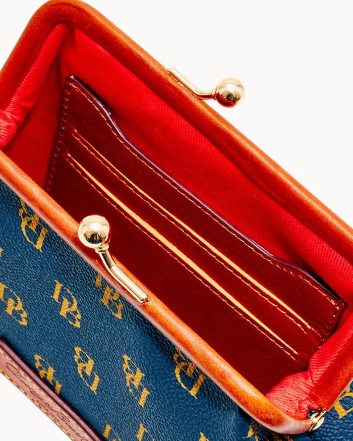 Gretta Large Frame Purse Navy Women Dooney and Bourke Wallets Gretta Large Frame Purse Navy Women Dooney and Bourke Wallets