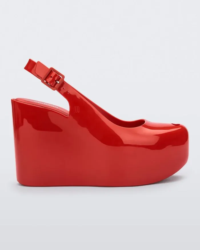Groovy Red Women Melissa Platforms