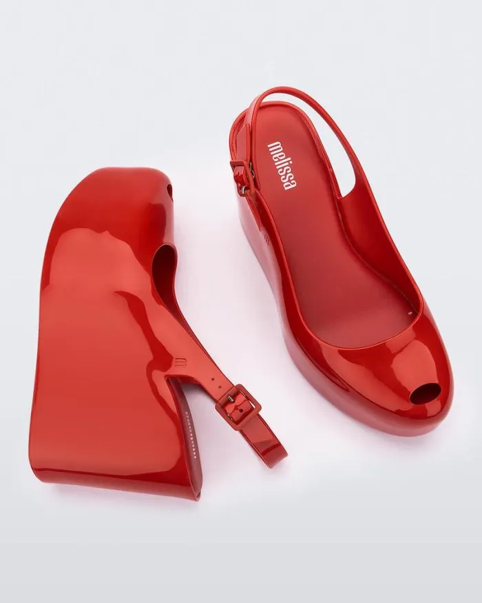 Groovy Red Women Melissa Platforms