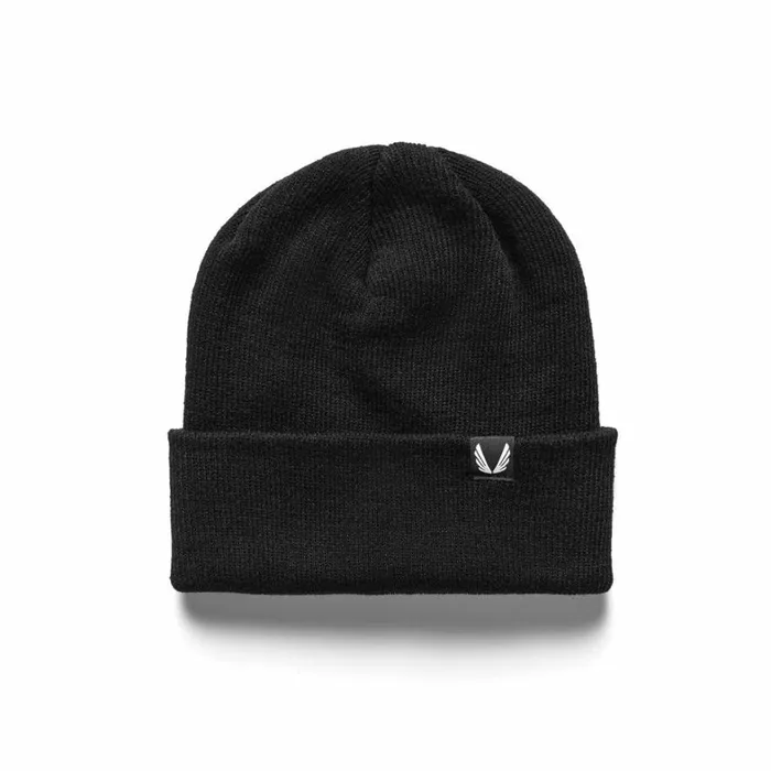 Hats and Headwear Men ASRV Essential Beanie Black