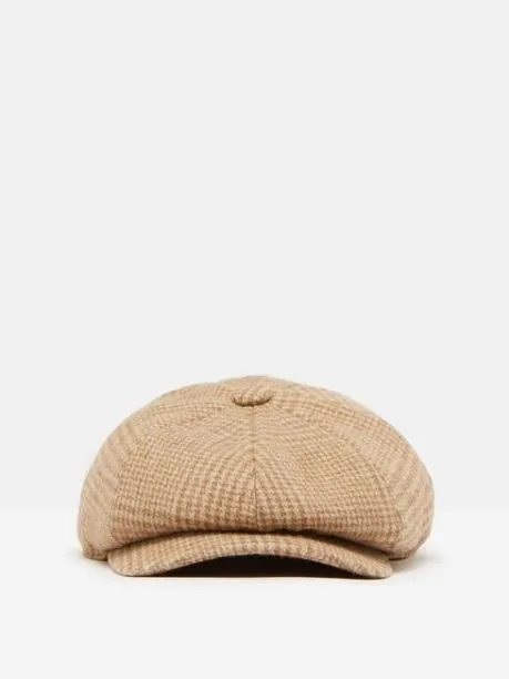 Hats Women Joules BrownCream Baker Boy Hat