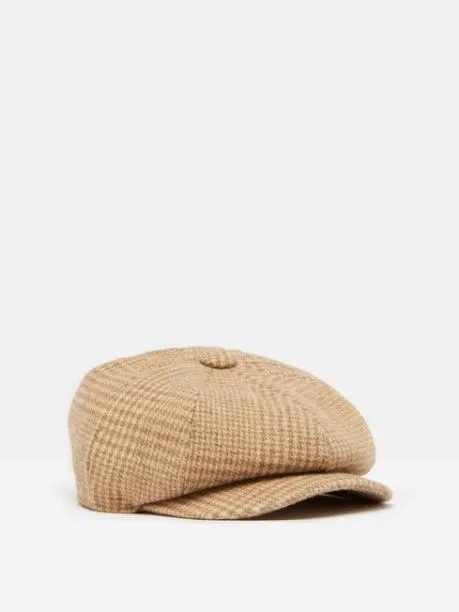 Hats Women Joules BrownCream Baker Boy Hat