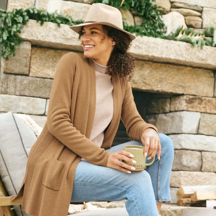 Hats Women Orvis Womens Saddle Ridge Packable Felt Hat Natural