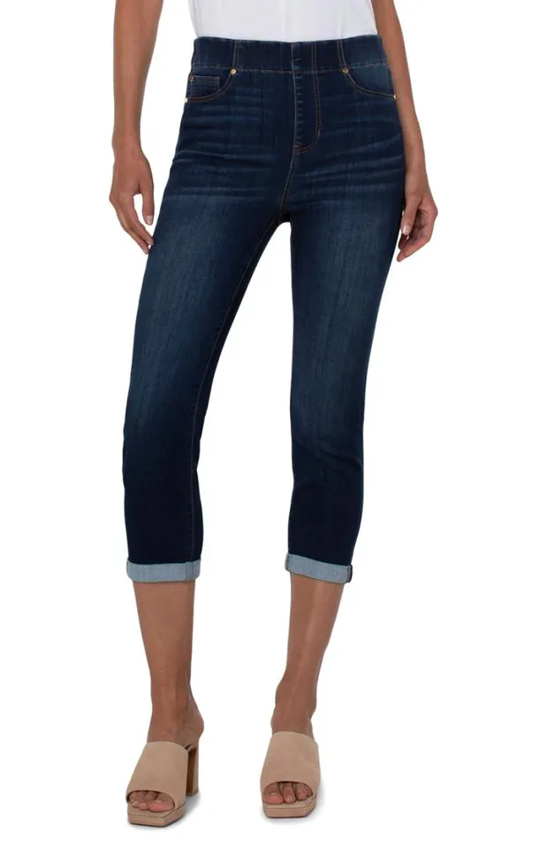 HIRISE Women Liverpool Los Angeles CHLOE CROP ROLLED CUFF Catalina