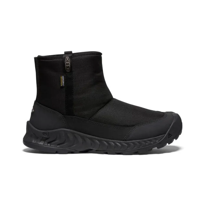Hood NXIS Pull On Waterproof Black Boot Men KEEN Boots